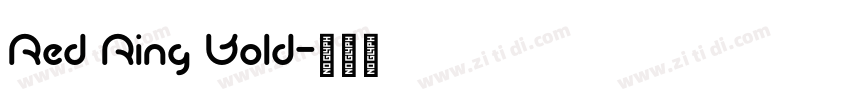 Red Ring Bold字体转换